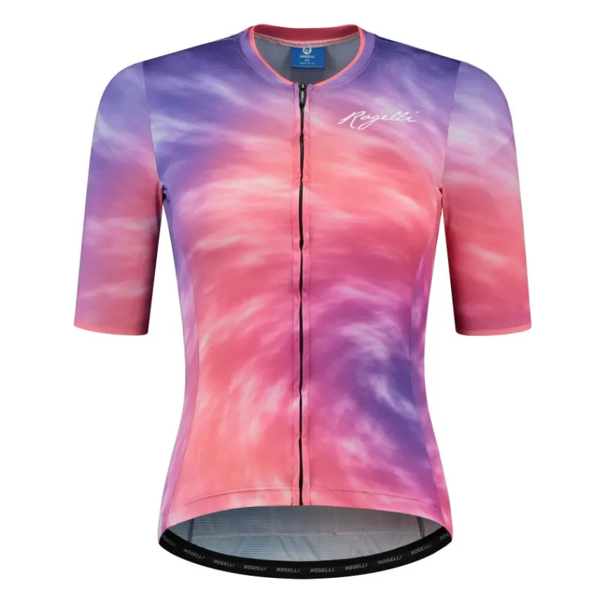 Tie Dye Radtrikot Damen-Rogelli Best